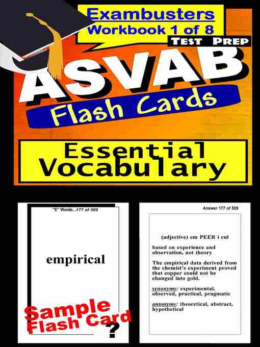 Title details for ASVAB Test Essential Vocabulary—Exambusters Flashcards—Workbook 1 of 8 by ASVAB Exambusters - Available